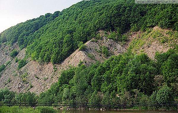 Nadvirna. Paleogene rock Ivano-Frankivsk Region Ukraine photos